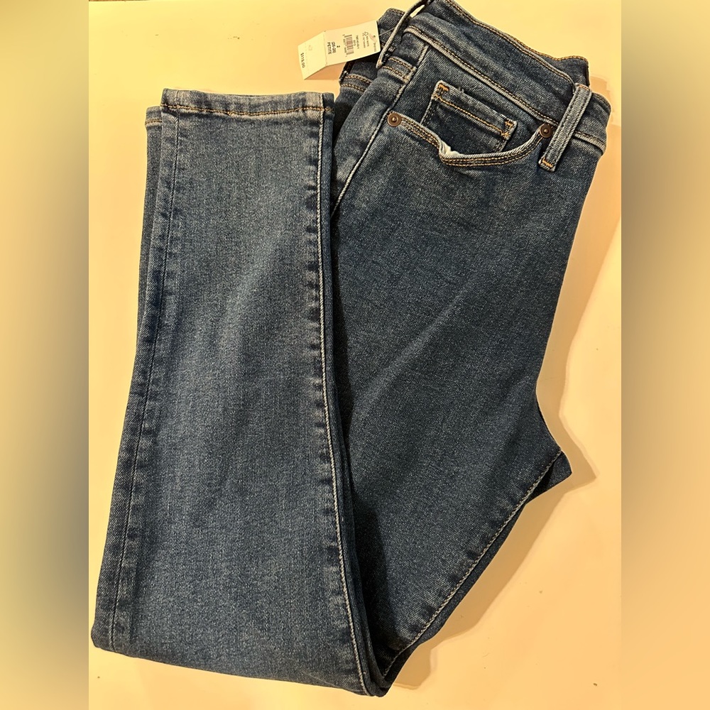 Banana Republic skinny blue jeans